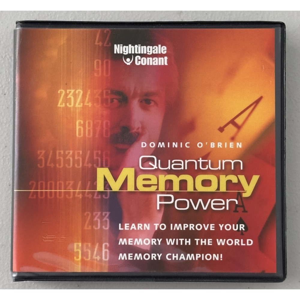 Dominic O'Brien Quantum Memory Power CD Box Set Nightingale Conant